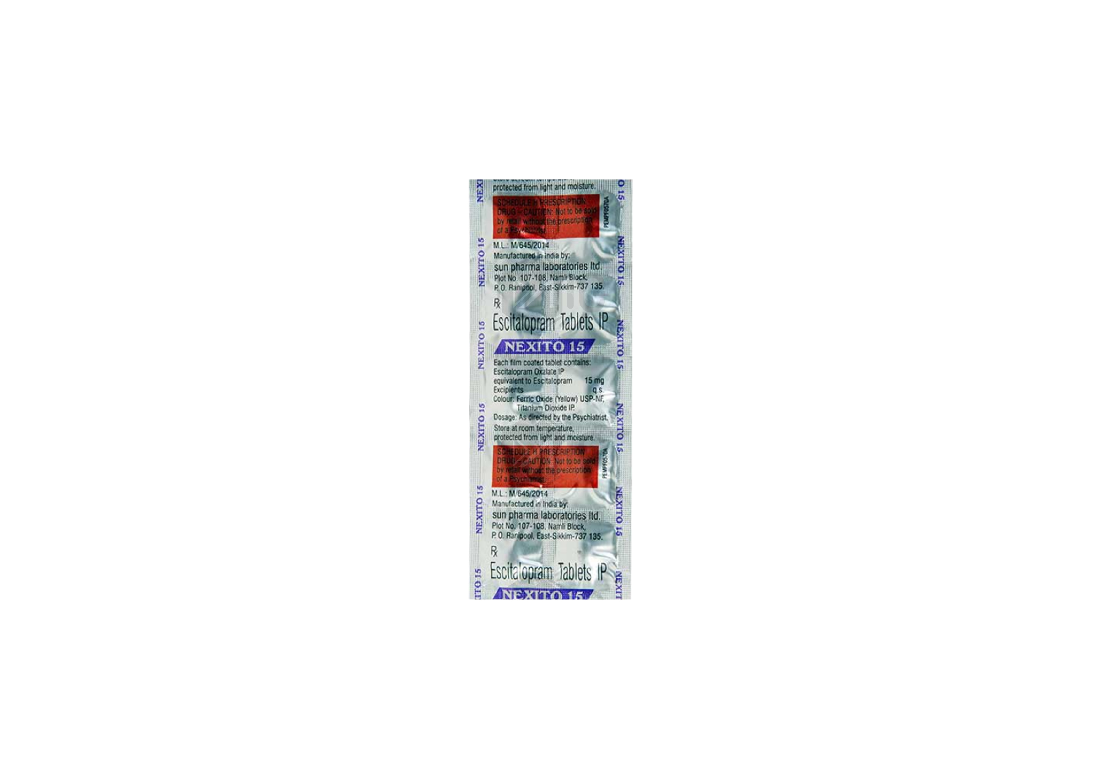NEXITO 15MG